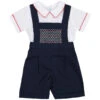 Multi-Colored Smocked Bib Overall -Baby Clothing Store 001 copy 83646.1641418440