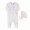 Dressy Velour Romper With Hat -Baby Clothing Store 1219 35441.1660844982