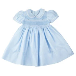 Girls Lacy Smocked Dress -Baby Clothing Store 17441 04197.1640886519