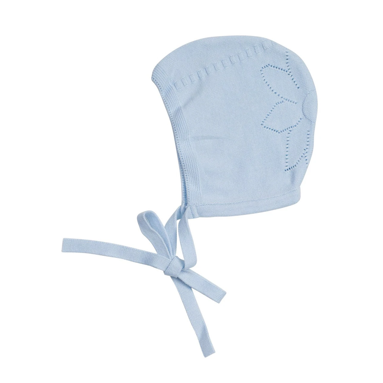 Boys Pointelle Knit Bonnet 5 Boys Pointelle Knit Bonnet - Image 3