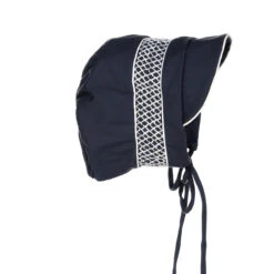 Navy Smocked Bonnet 7 Navy Smocked Bonnet -Baby Clothing Store 2107 18920.1633974785