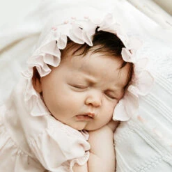 Girls Rose Garden Collection Smocked Bonnet -Baby Clothing Store 2150 LS2 34880.1646770855