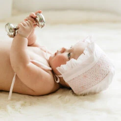 Girls Smocked Bonnet -Baby Clothing Store 2154 LS2 74232.1643230356