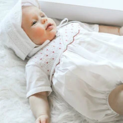 Smocked Diamond Holiday Creeper -Baby Clothing Store 23972 4 07156.1633976644