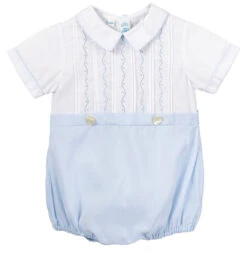 Embroidered Mock 2-Piece Creeper