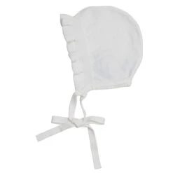 Ruffle Knit Bonnet -Baby Clothing Store 307W 57935.1642524386