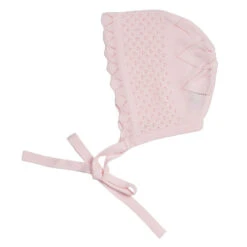 Girls Pointelle Knit Bonnet -Baby Clothing Store 308P 14633.1642524201