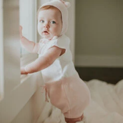 Girls Knit Bunny Shortall -Baby Clothing Store 36102 LS2 57414.1545843381