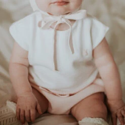 Girls Knit Bunny Shortall -Baby Clothing Store 36102 LS 75516.1545843035