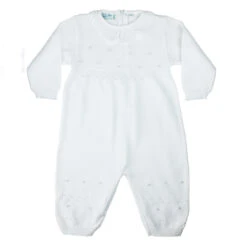 Crocheted Collar Knit Longall