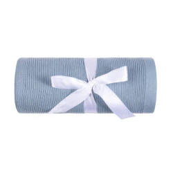 Ribbed Knit Blanket -Baby Clothing Store 405 VINTAGE BLUE 2 79458.1664466755