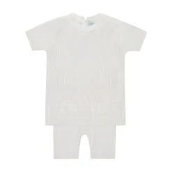 Boys Pointelle Ribbed Set -Baby Clothing Store 4814 Ivory 89084.1648664823