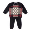 Navy Plaid Sweater Set -Baby Clothing Store 4828 98216.1690298425