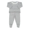 Dot Ruffle Collar Diamond Knit Set -Baby Clothing Store 4904 51830.1536143609