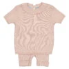 Scallop Trimmed Short Ribbed Set -Baby Clothing Store 4909 BL RS 86780.1673546621