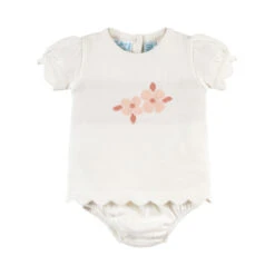 Girls Knit Flower Set