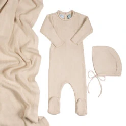 Ribbed Knit Gift Set 17 Ribbed Knit Gift Set -Baby Clothing Store 6013 ECRU 2 74380.1635784333