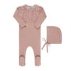 Baby Smocked Ribbed Knit Romper & Bonnet -Baby Clothing Store 6014 1 02087.1694195342