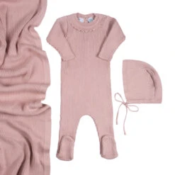 Ribbed Knit Gift Set 18 Ribbed Knit Gift Set -Baby Clothing Store 6033 MAUVE 2 81890.1635784334