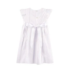 White Wedding Dress W/ Removable Sash -Baby Clothing Store 6570 1 46628.1671638543