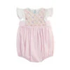 Girls Floral Hand Smocked Romper 2 Girls Floral Hand Smocked Romper -Baby Clothing Store 711 68872.1643043372