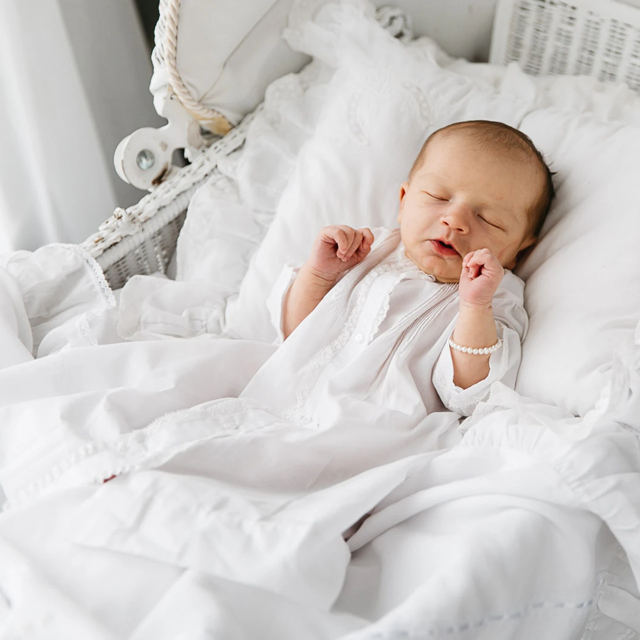 Girls Lace Folded Daygown 4 Girls Lace Folded Daygown - Image 2