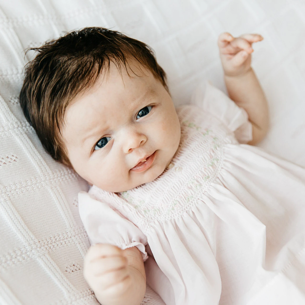 Smocked Rose Dress 4 Smocked Rose Dress - Image 2