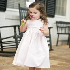 Sleeveless Scalloped Lace Dress -Baby Clothing Store 87403 17443 27214 Pink Collins 1 87393.1637258414