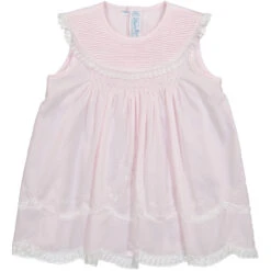 Vintage Sleeveless Pintucked Collar Dress -Baby Clothing Store 87423 1 60853.1623355395