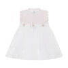 Sleeveless Secret Garden Dress -Baby Clothing Store 87426 white pink 38338.1633452047