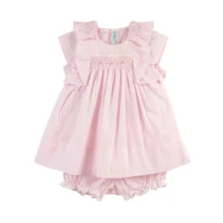 Girls Smocked Ruffle Dress -Baby Clothing Store 87429 06416.1643046961