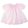 Scalloped Bishop Dress With Panty -Baby Clothing Store Bishop Style Scalloped Hem Dress Panty 87387Pink 25269.1645557273