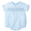 Smocked Embroidered Diamond Creeper -Baby Clothing Store Blue Smocked Creeper 23940Blue 06516.1648569410