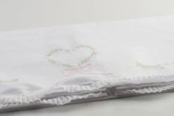 Girls Floral Heart Receiving Blanket -Baby Clothing Store DSC 3821 16695.1634571390