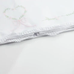 Girls Floral Heart Receiving Blanket -Baby Clothing Store DSC 3891 16140.1634571390