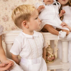 White Boys Wedding Outfit W/ Removable Sash 10 White Boys Wedding Outfit W/ Removable Sash -Baby Clothing Store IMG 0266 57747.1673373158