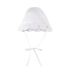Girls Scalloped Sun Hat -Baby Clothing Store IMG 8472 61714.1643045154