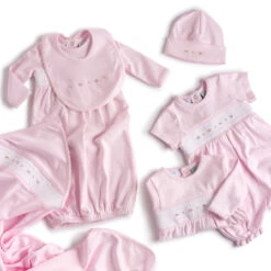 Baby Girl Smocked Flower Shortall -Baby Clothing Store IMG 8967 36944.1694195361