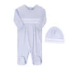 Baby Boy Smocked Argyle Romper With Hat -Baby Clothing Store SIB221 40477.1666810520