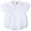 Bow Smocked Bubble 2 Bow Smocked Bubble -Baby Clothing Store White Bow Smocked Bubble P1385White 55805.1636997470