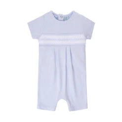 Baby Boy Smocked Argyle Shortall