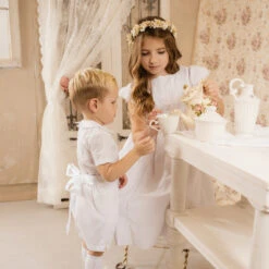 White Boys Wedding Outfit W/ Removable Sash 13 White Boys Wedding Outfit W/ Removable Sash -Baby Clothing Store feltman brothers woven white boys wedding outfit w removable sash 29106.1694195368